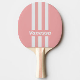 Pala De Ping Pong Retro Kiss Tres Rayas con Nombre