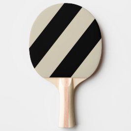 Pala De Ping Pong Retro Medianoche Tres Franjas Negras