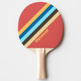 Pala De Ping Pong Retro Murmur tachado de nombre