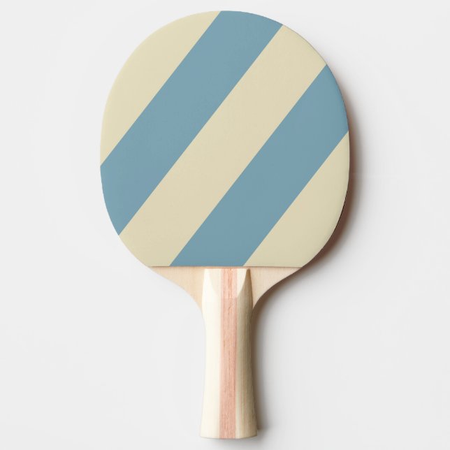 Pala De Ping Pong Retro Océano Tres Franjas Negras (Anverso)