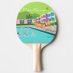 Pala De Ping Pong Retro Palm Springs Hotel Ping Pong Paddle
