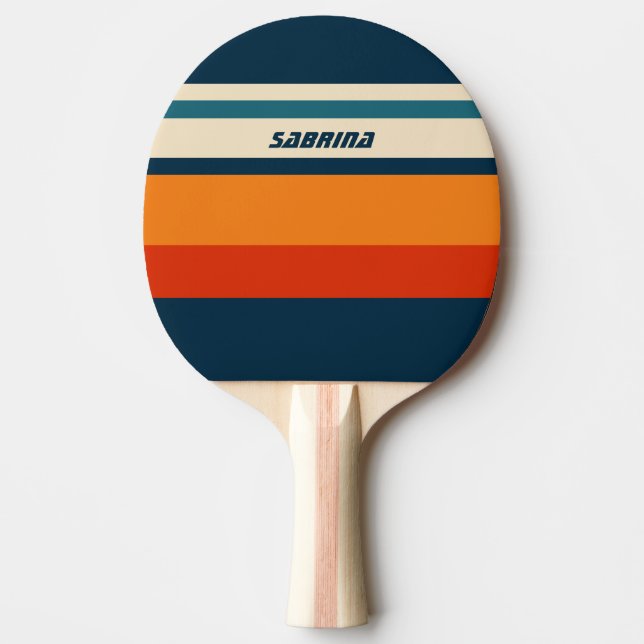 Pala De Ping Pong Retro personalizado (Anverso)