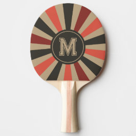 Pala De Ping Pong Retro Route 66 Sunburst Paddle