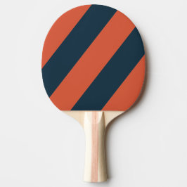 Pala De Ping Pong Retro Splash Verde azulado Bandas negrita