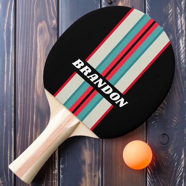 Pala De Ping Pong Retro Stealth Arcoíris Rally Franja con Nombre (Subido por el creador)