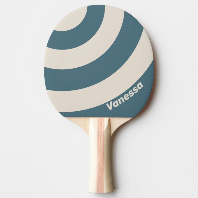 Pala De Ping Pong Retro Storm Three Circle Stripe with Name (Anverso)