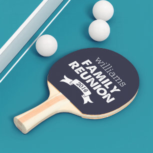 Pala De Ping Pong Reunión de la Marina y la Familia Blanca