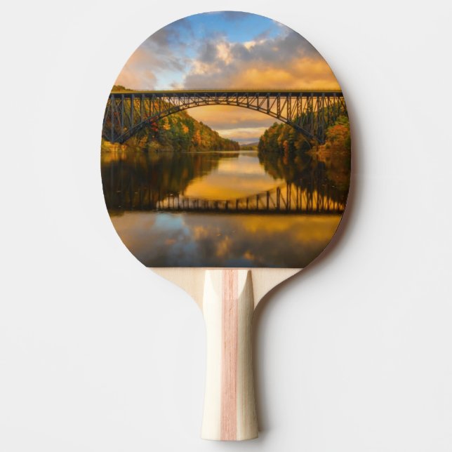 Pala De Ping Pong Rey francés Bridge en caída (Anverso)