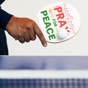 Pala De Ping Pong Rezar por la paz