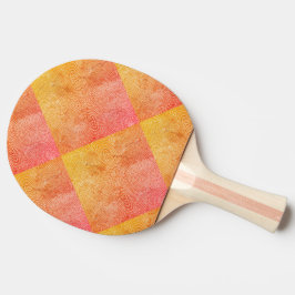 Pala De Ping Pong Ritmos Oceánicos con gradiente grunge verde y nara