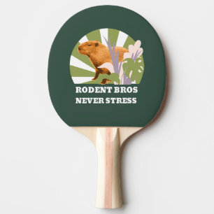 Pala De Ping Pong Roedores Bros Nunca Estrés divertido Carpincho