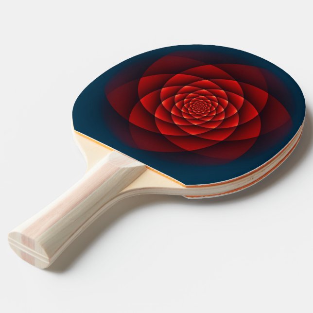 Pala De Ping Pong Rojo ROSA Kaleidoscope (Ángulo frontal)