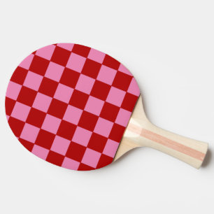 Pala De Ping Pong Rojo y rosado caliente bajo control