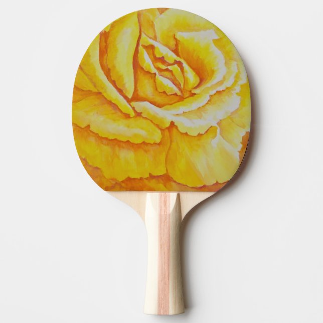 Pala De Ping Pong Rosa amarillo (Anverso)