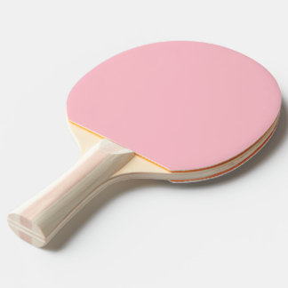 Pala De Ping Pong Rosa Claro Color Sólido Pastel Femenino