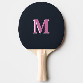 Pala De Ping Pong Rosa de la marina profunda