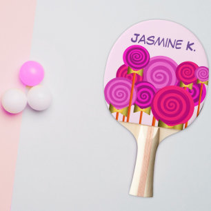 Pala De Ping Pong Rosa personalizado