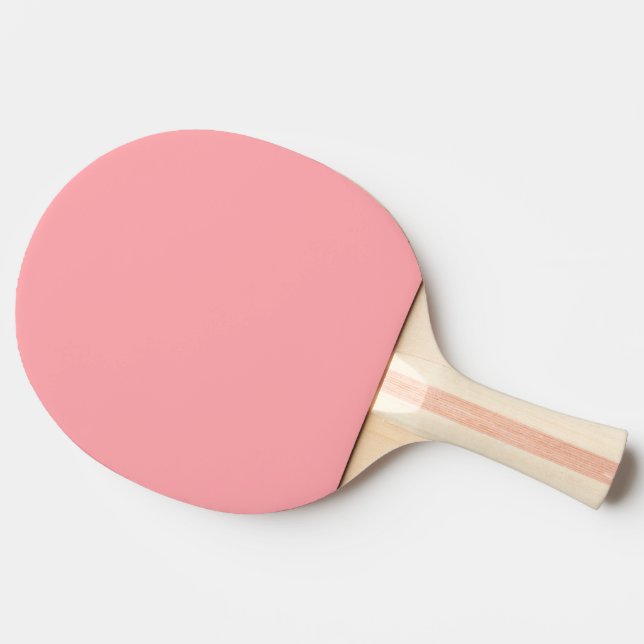 Pala De Ping Pong Rosa suave sólido (Lateral)