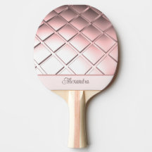Rosa Waffle Gold Personalizado