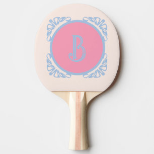 Pala De Ping Pong Rosa y azul personalizados