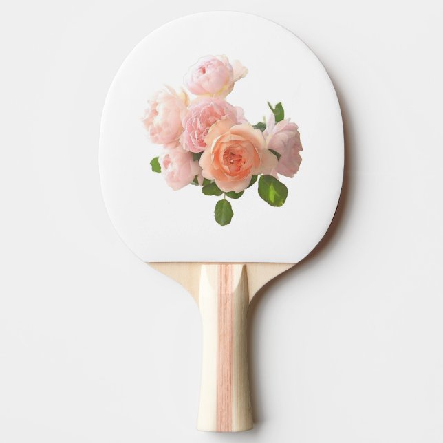 Pala De Ping Pong Rosas de moda diseñan una plantilla moderna y eleg (Anverso)