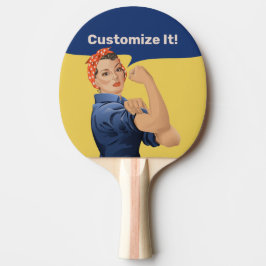 Pala De Ping Pong Rosie the Riveter