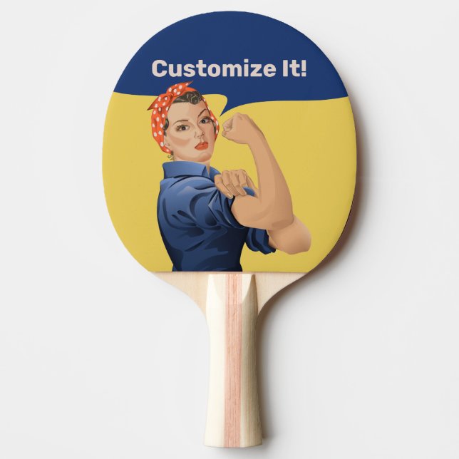 Pala De Ping Pong Rosie the Riveter (Anverso)