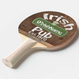 Pala De Ping Pong Rótulo de efectos del pub antiguo de estilo irland