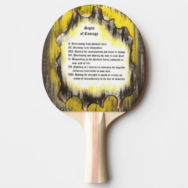 Pala De Ping Pong Rótulos de valor (Anverso)