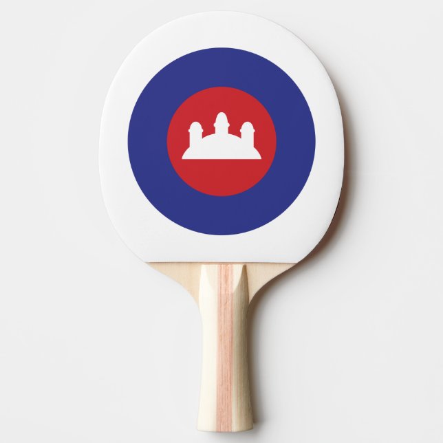 Pala De Ping Pong Roundel de Camboya (Anverso)