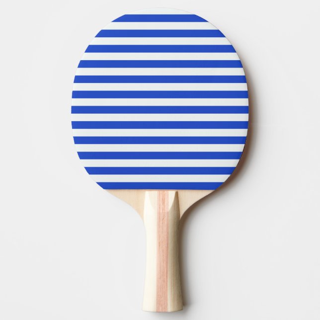 Pala De Ping Pong Royal Blue Combination Stripes by Shirley Taylor (Anverso)