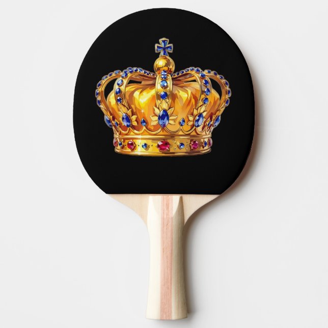 Pala De Ping Pong Royal golden crown (Anverso)