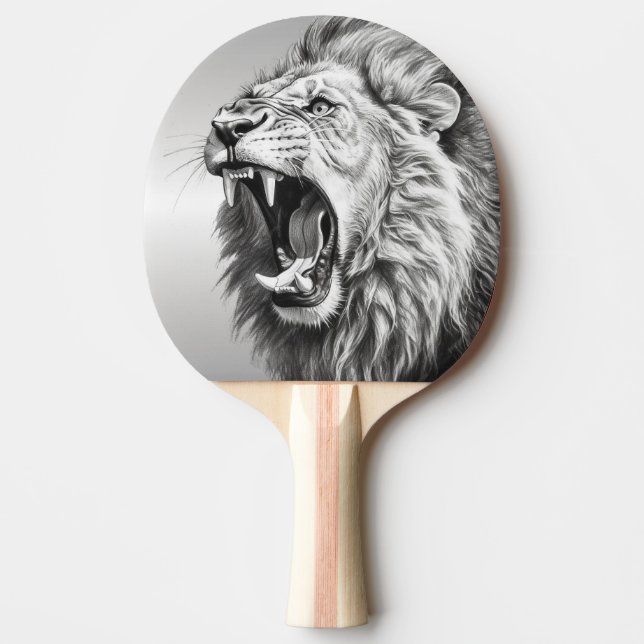 Pala De Ping Pong Rugido del León  (Anverso)