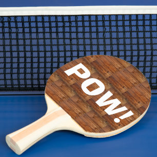 Pala De Ping Pong ¡Rústico POW divertido! ¡BAM!