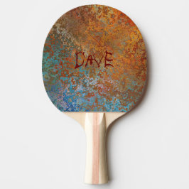 Pala De Ping Pong Rusty, Verdigris, Grunge Steampunk Personalizado