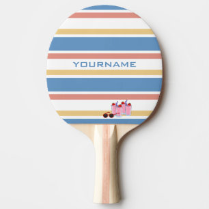 Pala De Ping Pong Rutas de verano personalizado ping pong paddle
