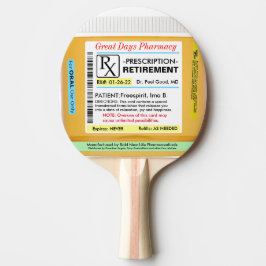 Pala De Ping Pong RX de Jubilación Graciosa