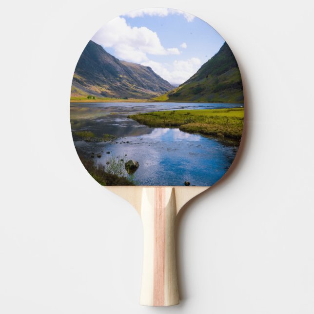 Pala De Ping Pong sabiduría de la naturaleza, montaña (Anverso)