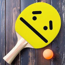 Pala De Ping Pong Sad Blank Cara Amarillo Ping Pong Paddle