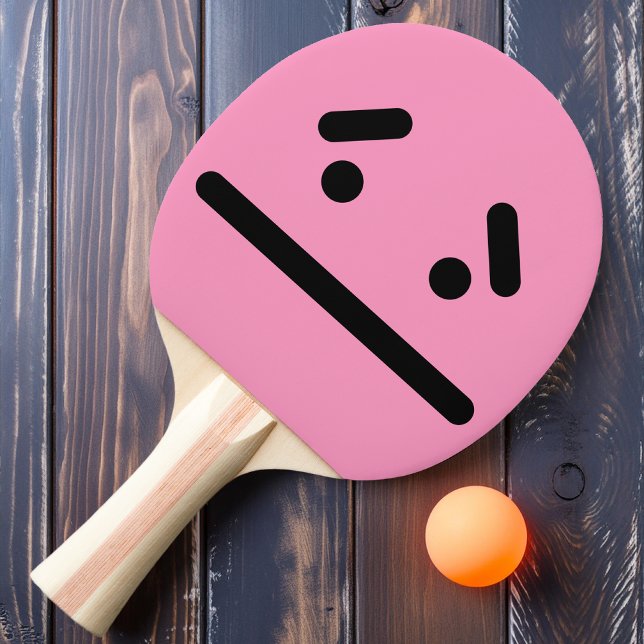 Pala De Ping Pong Sad Blank Face Light Ping Pong Paddle (Subido por el creador)