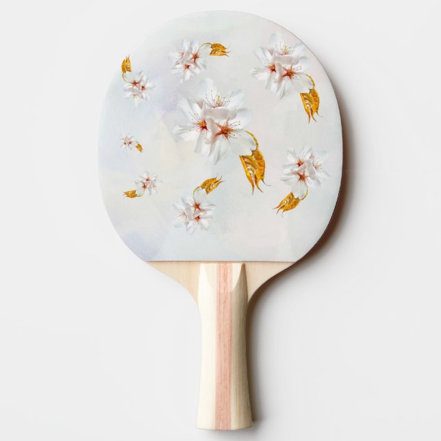 Pala De Ping Pong Sakura - Flor japonesa de cerezo (Reverso)