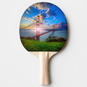 Pala De Ping Pong Salida del sol del Golden Gate