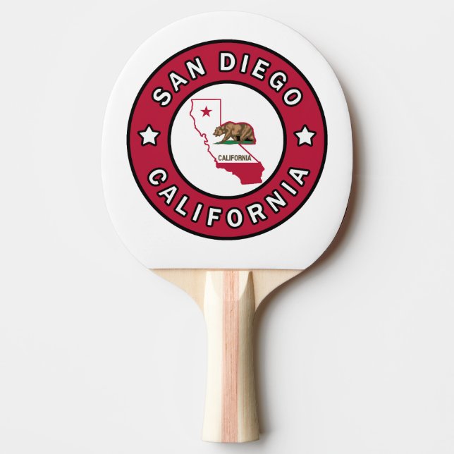 Pala De Ping Pong San Diego California (Anverso)