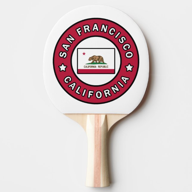 Pala De Ping Pong San Francisco California (Anverso)