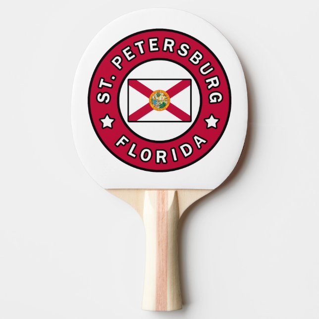 Pala De Ping Pong San Petersburgo Florida (Anverso)