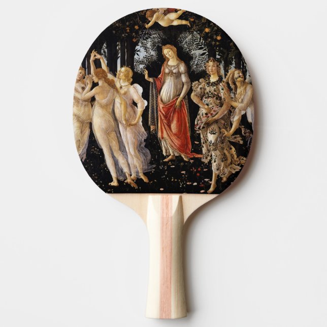 Pala De Ping Pong Sandro Botticelli - La Primavera (Anverso)