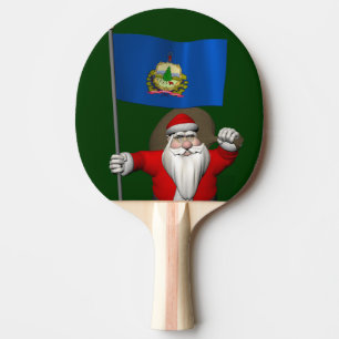 Pala De Ping Pong Santa Claus Con El Firme De Vermont