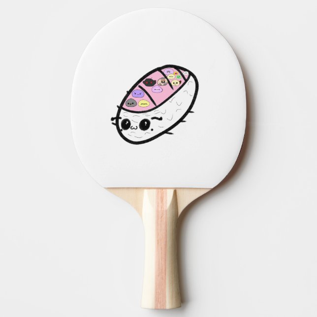 Pala De Ping Pong Sashimi Pill Bug Cute Funny Animal Mochis (Anverso)