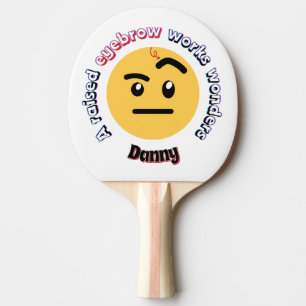 Pala De Ping Pong Sass de Cejas: Una Cejas Alzadas Hace Maravillas