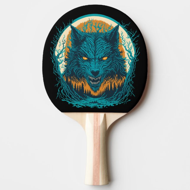 Pala De Ping Pong Scary Werewolf (Anverso)